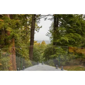 безрамные перила безрамные стеклянные перила