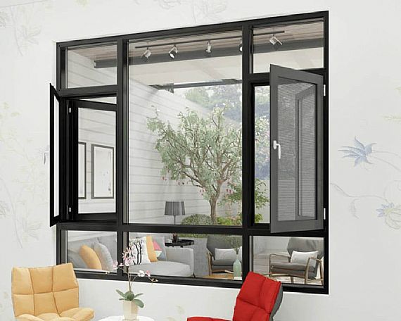 TG108 Алюминиевое наклонно-поворотное окно