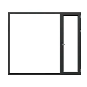 Алюминиевая створчатая дверь с шумоподавлением TG75