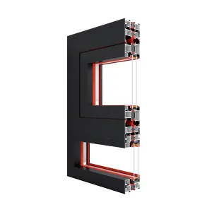 TG90 Алюминиевое промывочное окно с скрытым экраном